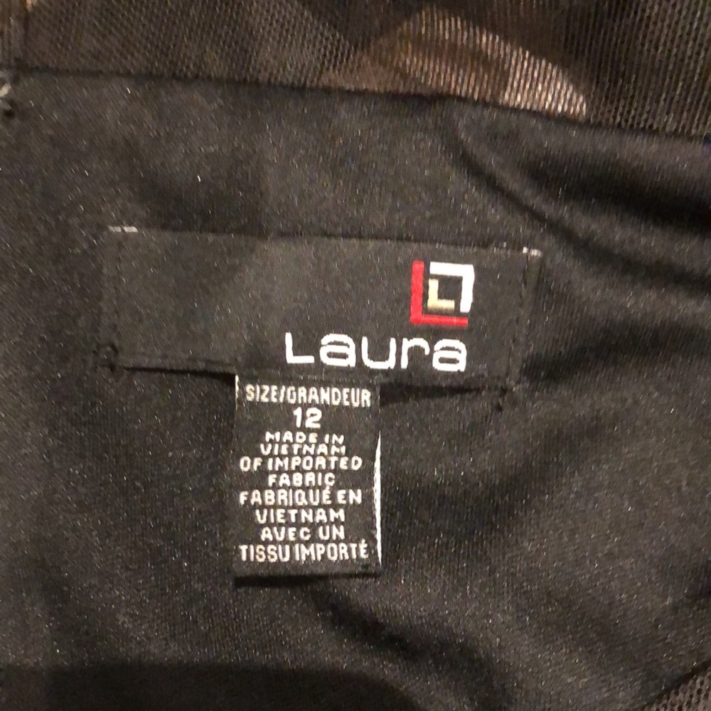 Laura | Stretchy Embellished Mesh Neckline Dress with Ruching - Picture 8 of 10